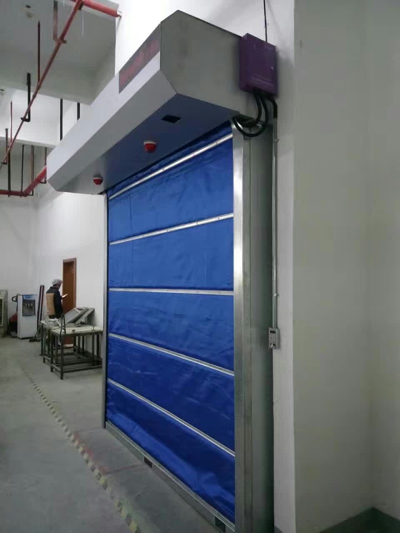 新恒邦双轨双帘防火卷帘门