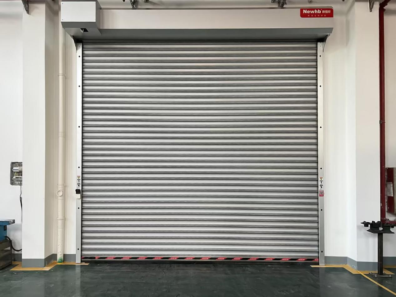 新恒邦门业抗风卷帘门-深圳迈瑞科技项目