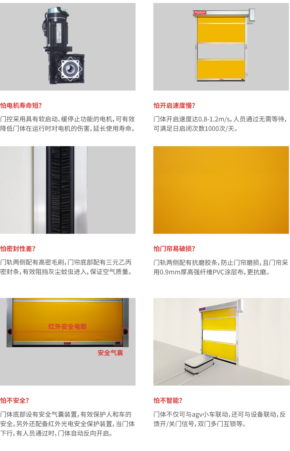 快速卷帘门特性