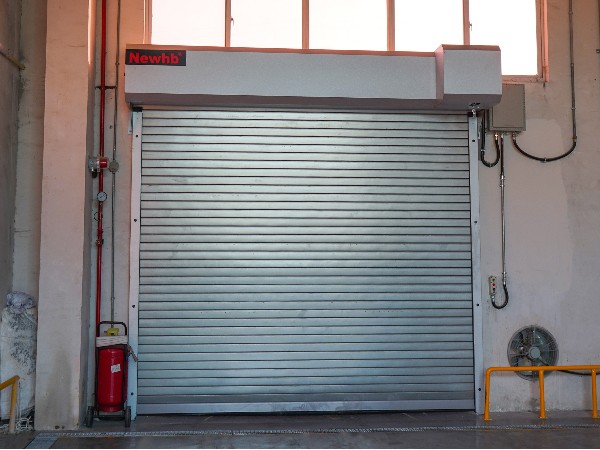 防火防爆卷帘门走进台光电子材料(昆山)有限公司